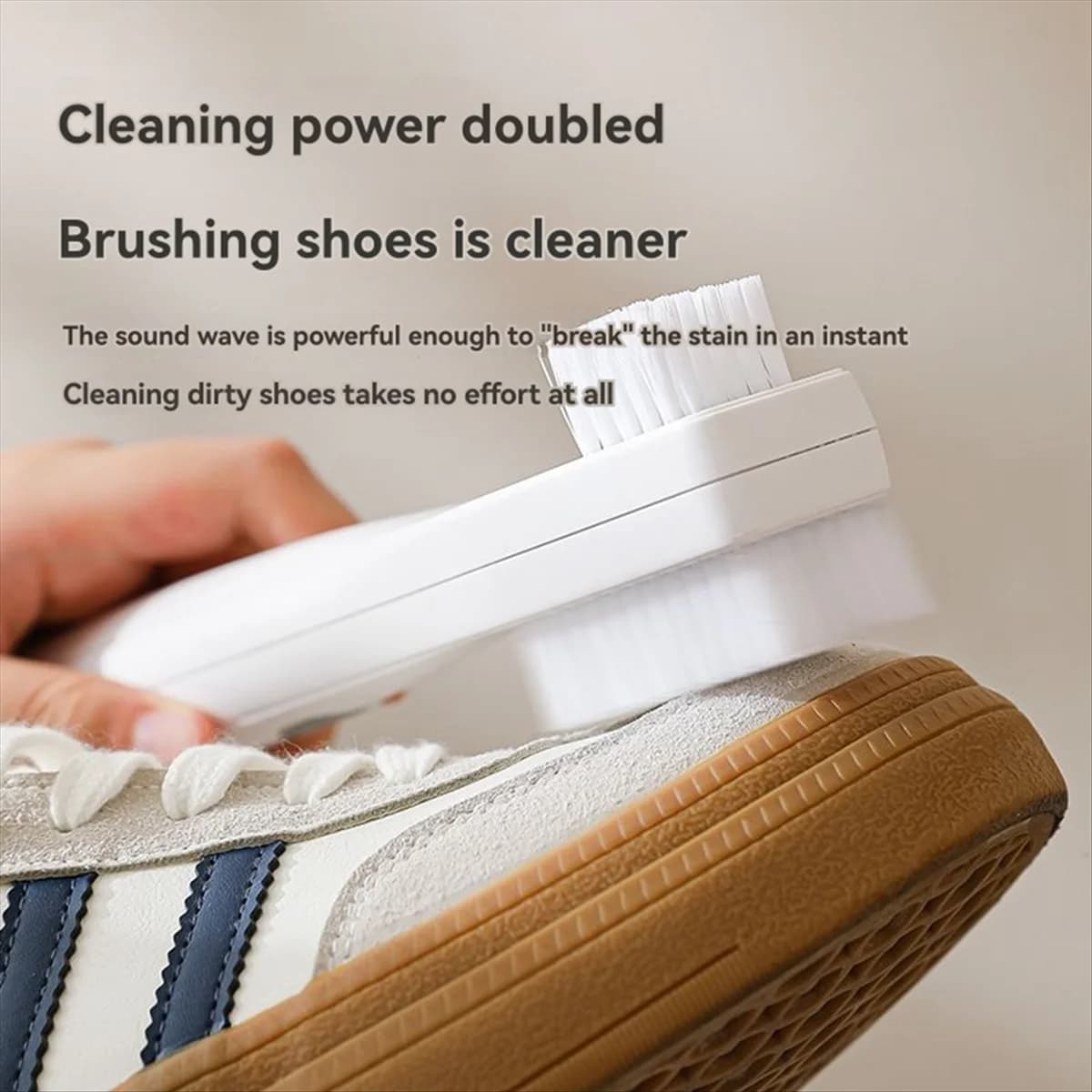 ABNJ Pulitore per scarpe elettrico Spazzola per spolverino elettronica portatile per sneaker Tipo-C Spazzola per lucidatura casual con ricarica per viaggi a casa,A