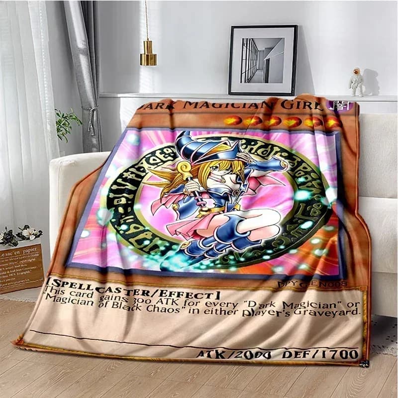 Coperta Dark Magician super morbida, mitica, fantasy, kawaii, per viaggi, letto, divano, letto matrimoniale, regalo di compleanno