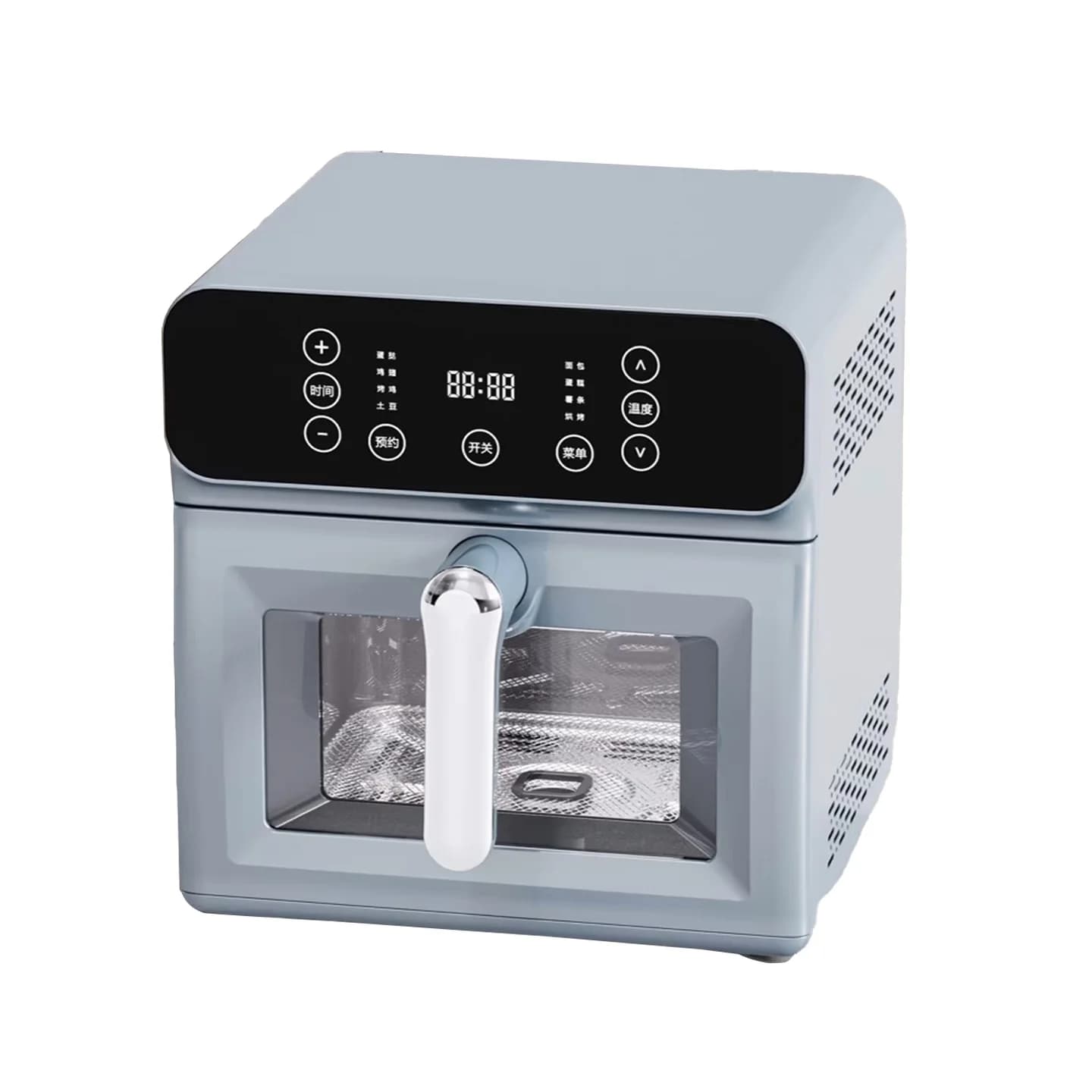 7.5L Large Capacity Oil Free Touchscreen Air Fryer Oven With Observation Window Automatic Multifunctional Electric Hot Air Fryer