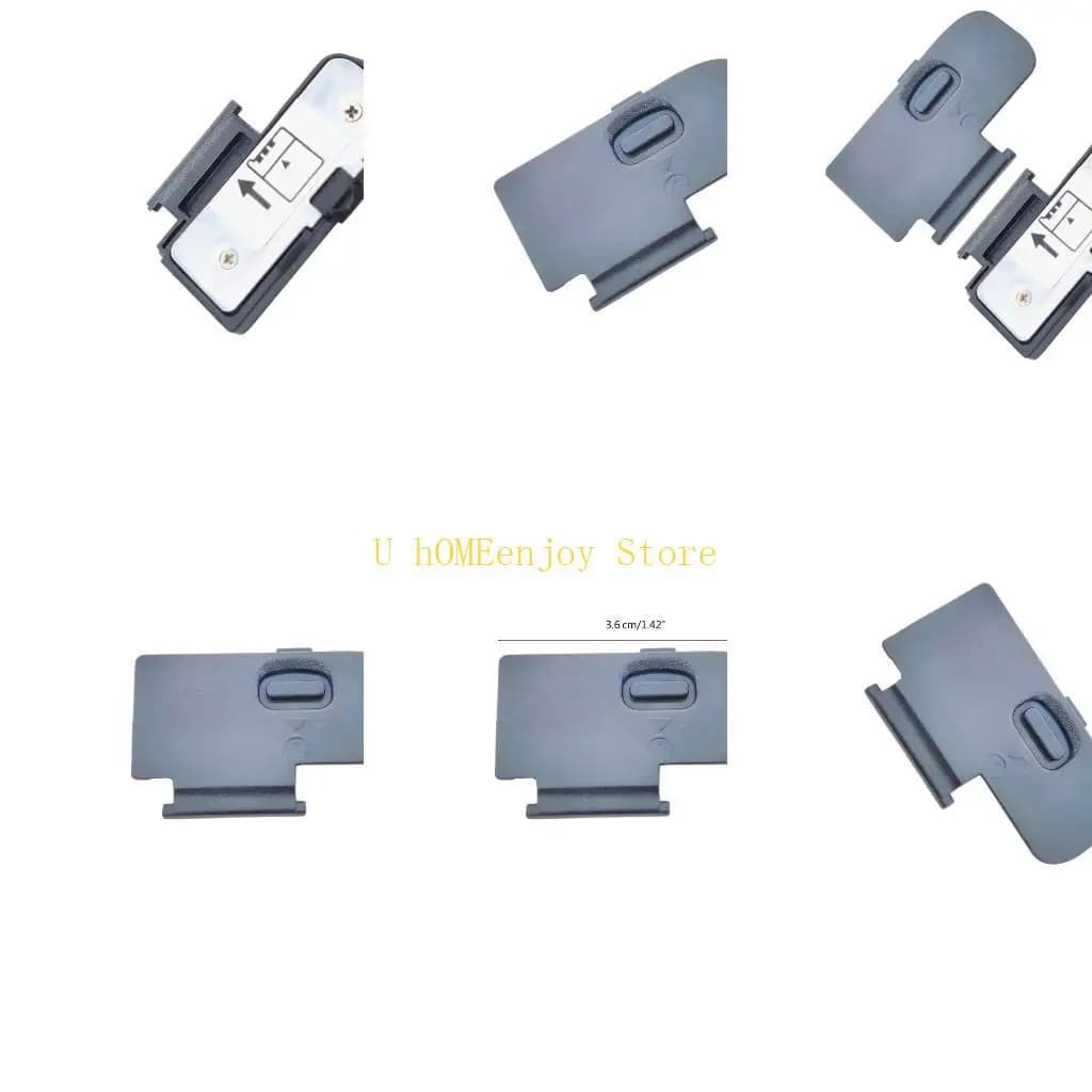 B0KF Black Battery Terminal Cover Door Lip Cap for D40 D40X D60 D3000 D5000 Camera