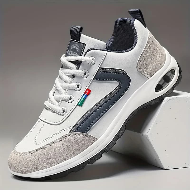 Scarpe da trekking all'aperto da uomo Leggere e versatili Scarpe con suola spessa per tutte le stagioni Antiscivolo Alla moda Lussuose in scarpe da lavoro dal design