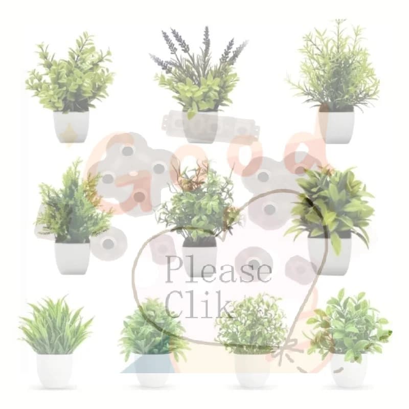 【HG】Piante artificiali in vaso con fogliame realistico e senza bisogno di manutenzione, perfette per la decorazione di casa, ufficio, bagno, scrivania e scaffali.