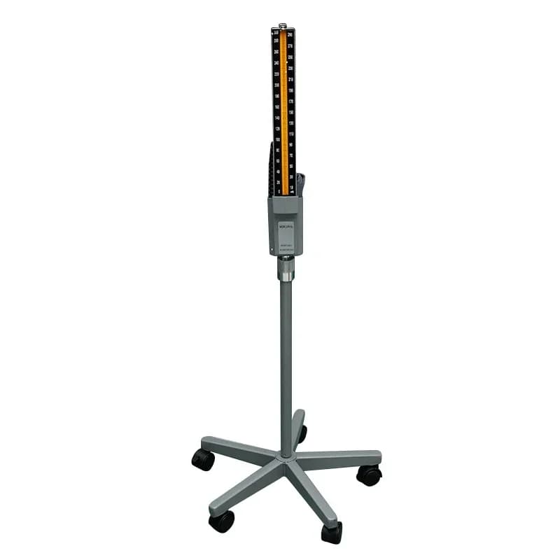 Arterial pressure monitor with standing type skewer for high precision clinic with latex bulb with wheelchair