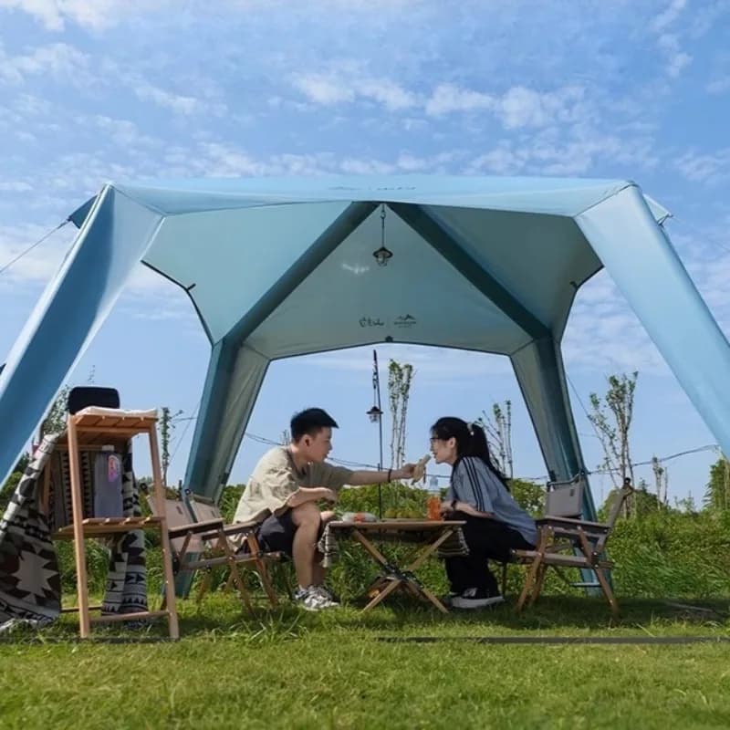 Riparo solare gonfiabile automatico per il tempo libero, picnic, portatile, pieghevole, stabile, da campeggio, parasole per esterni, attrezzatura da campeggio