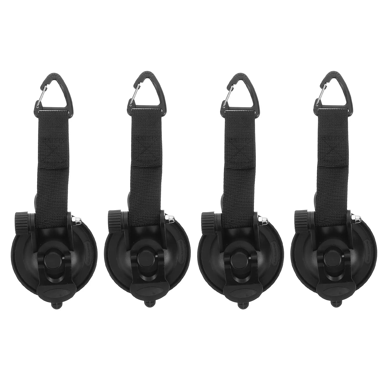 4Pcs Heavy Duty Suction Cup Hooks Large Outdoor Camping Anchors for Tent Canopy Rv Awning Fastener Glass Car Tie Down