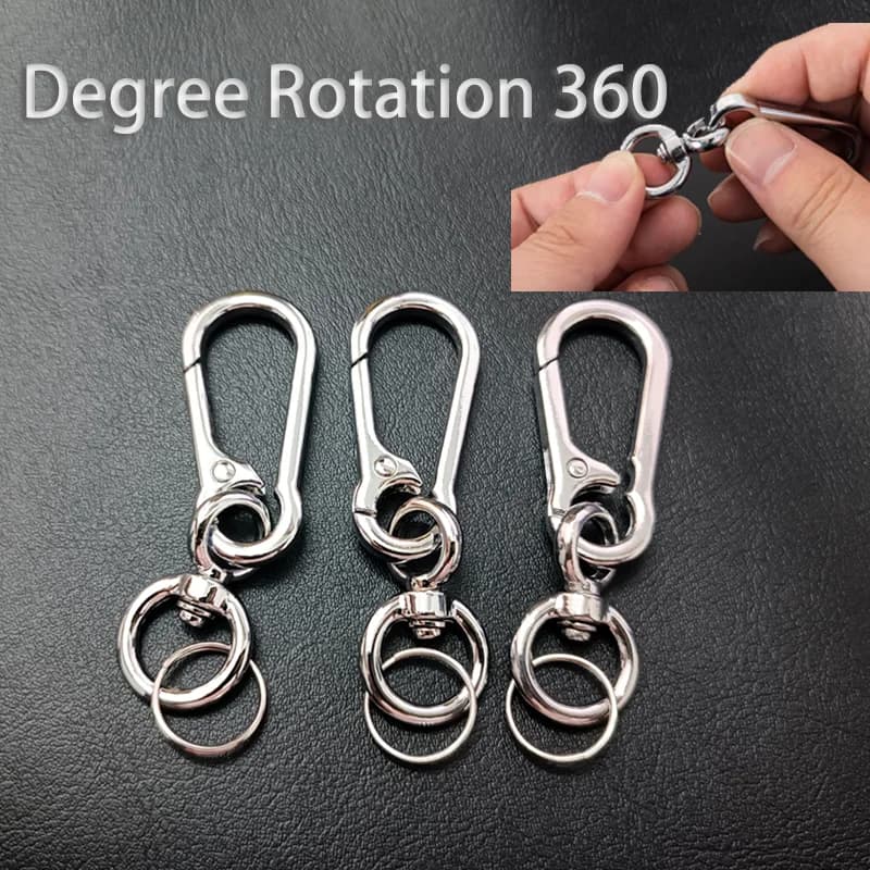 Metal Gourd Buckle Key Case Fob Keychain Climbing Hook Car Keychain Strong Carabiner Shape Keychain Key Chain Ring Accessories