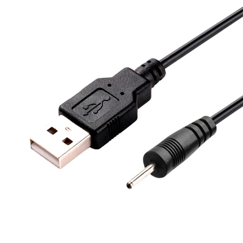 Cavo di ricarica da USB a DC 2.0*0.5mm per Ugee/Gaomon/Parblo/Veikk Tavoletta da disegno Cavo di alimentazione stilo ricaricabile
