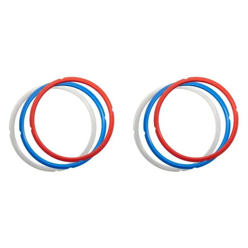 AA81-6 Pack Sealing Rings For Ninja Foodi 8 Quart Silicone Gasket Accessories Rubber Sealer Replacement For Air Fryer