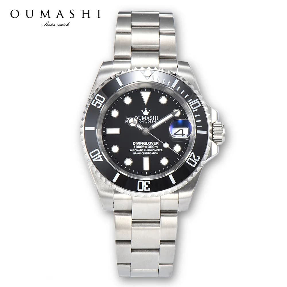 Watch from 40 mm Automatic mechanical watch Waterproof stainless steel sports watch Luxury men's watch with sapphire crystal NH35