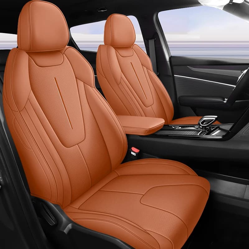 Waterproof Full Surround Leather Seat Cushions 5 Seats Fit Geely Cityray Dustproof Mod Accessories