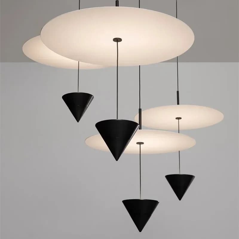 Lampade a sospensione moderne e semplici a LED Lampada a sospensione dal design italiano Camera da letto Bar Decorazioni per la casa Illuminazione per interni Lampadario da banco