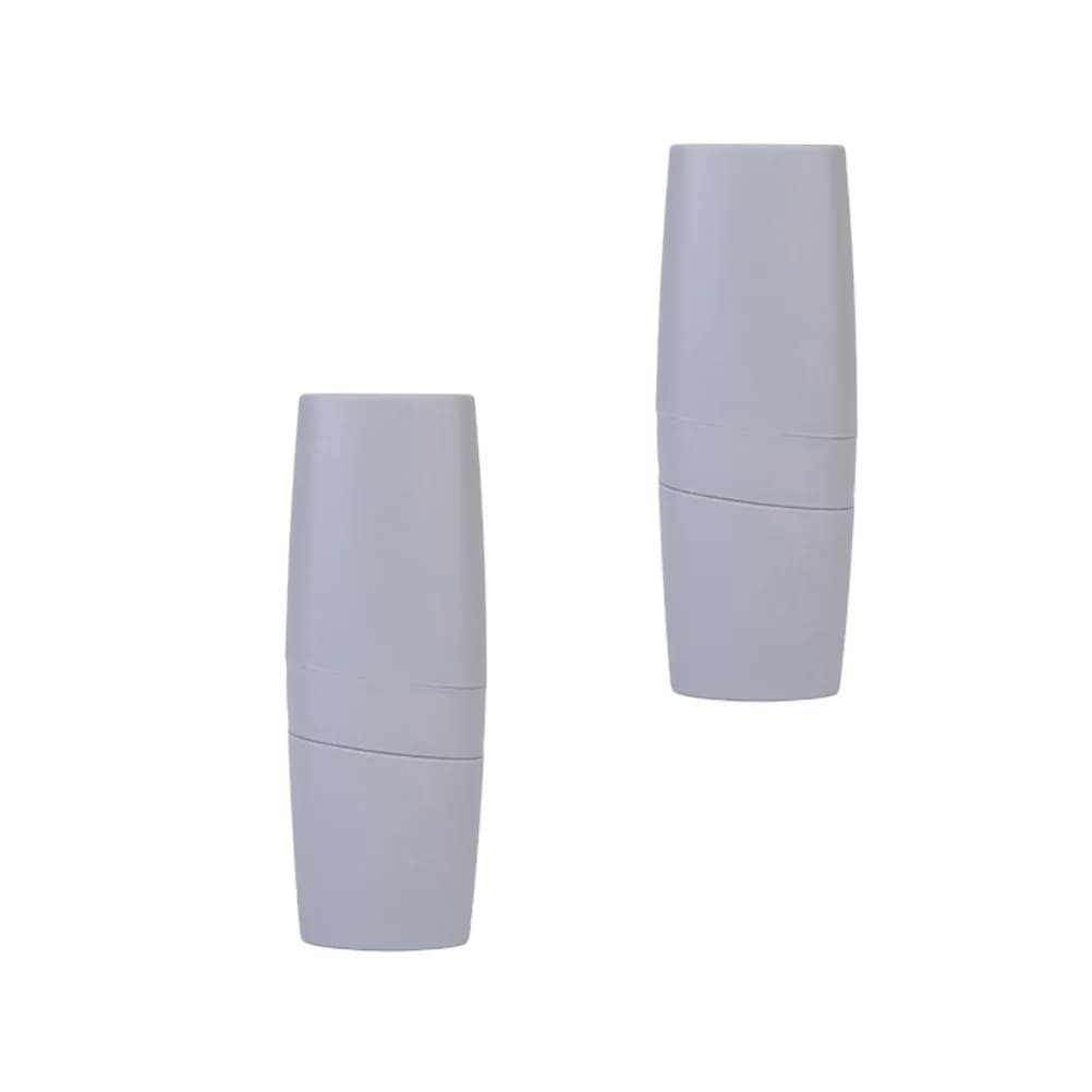 Set portatile da 2 pezzi per spazzolini da denti, custodia sigillata per il bagno, ideale per i viaggi