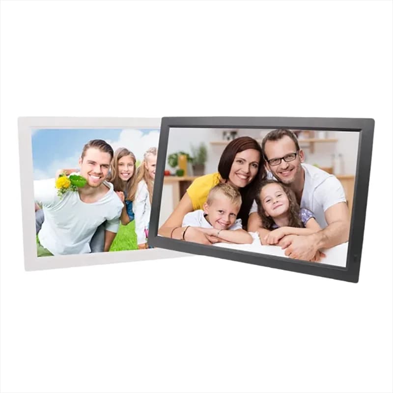 Cornice Digitale da 18,5 Pollici 1366 * 768, Video USB/SD, Musica, Immagini, Bianco/Nero, Orizzontale/Verticale, Cornice Digitale Regalo