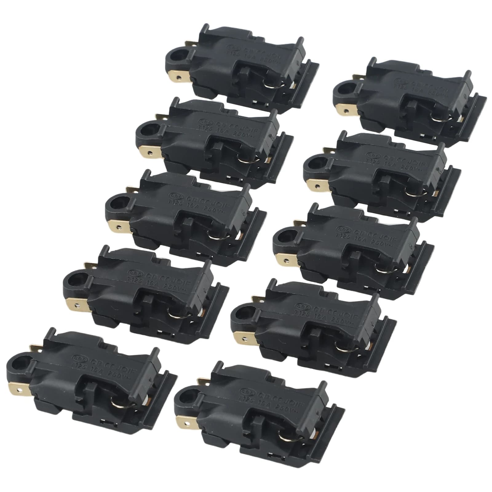 10pcs 16A Power ​Electric Kettle Thermostat Temperature Control Switch Water Heater Accessories Replacement