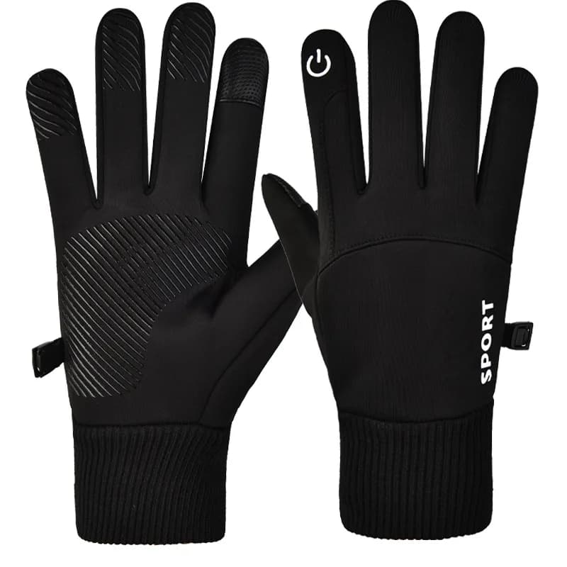 Guanti da motociclista invernali Guanti da ciclismo con protezione per sport all'aria aperta, eleganti, anticaduta, con dita chiuse e completamente chiuse