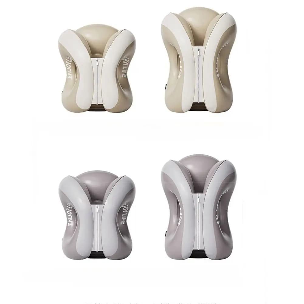 Nuovo Cuscino Gonfiabile per il Collo, Pieghevole in PVC, Dispositivo per Dormire, Comodo Supporto per la Schiena per Ufficio e Viaggi