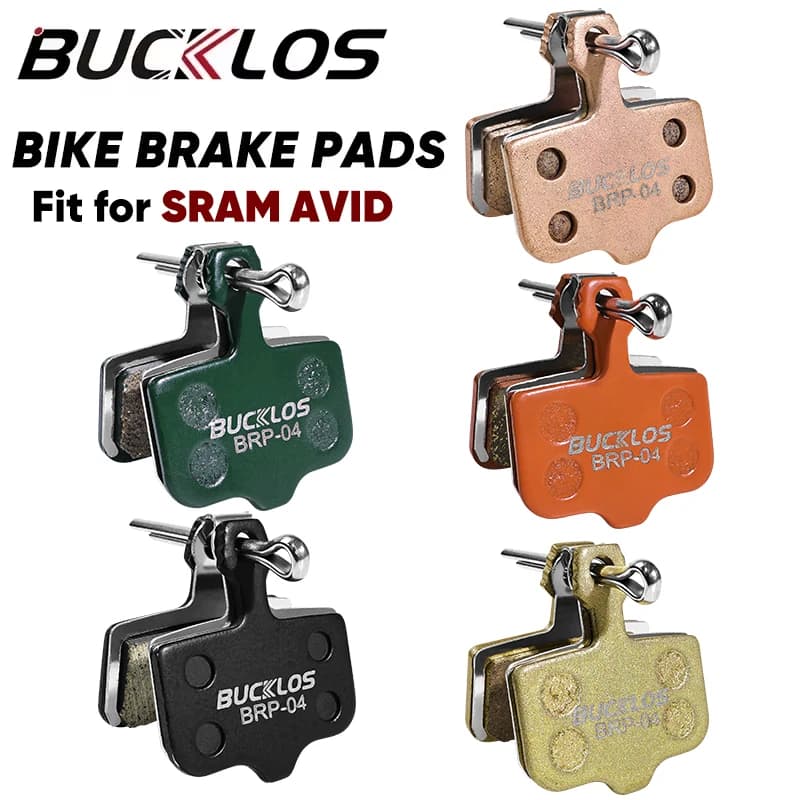 BUCKLOS BRP-04 Pastiglie Freno A Disco Resina Ceramica MTB Pastiglie Freno Idrauliche per SRAM DB1 DB3 DB5 Pastiglie Freno Per Bicicletta per AVID ELIXIR