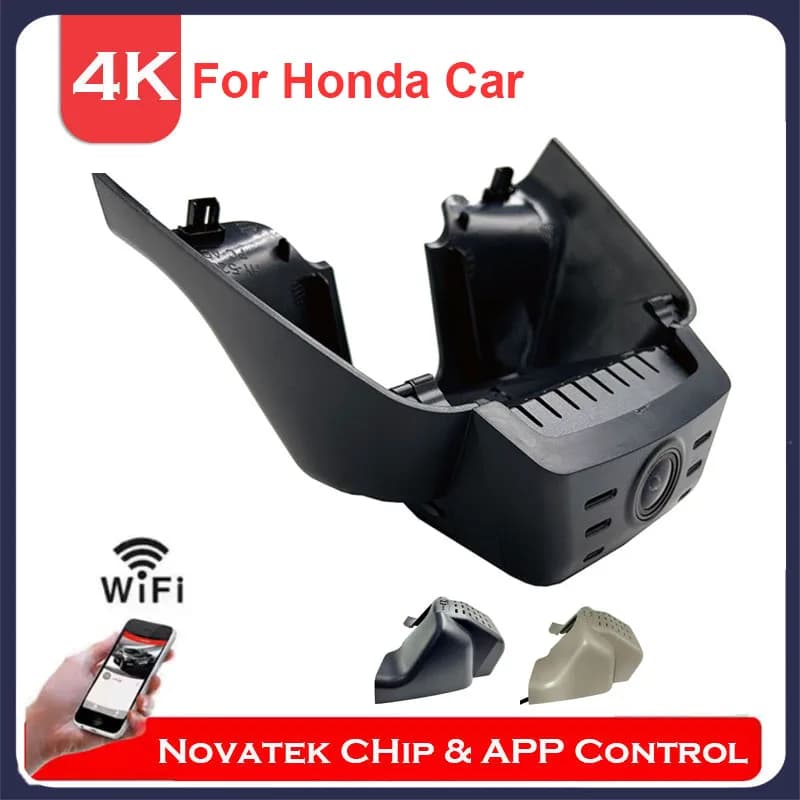 4K HD Wifi Dash Cam doppia fotocamera per Honda BREEZE/CR-V CRV CR V Hybrid 6th Gen 2023 2024 ,Plug And Play Car DVR con controllo APP
