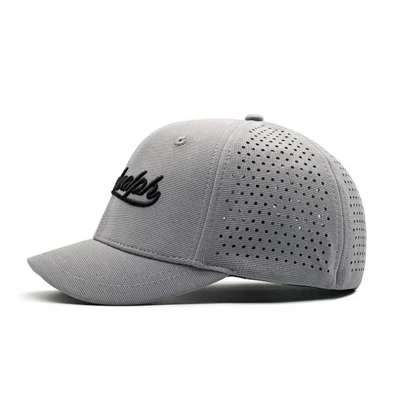 Cappello a testa grande con chiusura posteriore Berretto da baseball a tesa corta da 5 cm per uomo Berretti aderenti in rete Berretti elastici completamente chiusi 56-60 cm 61-65 cm