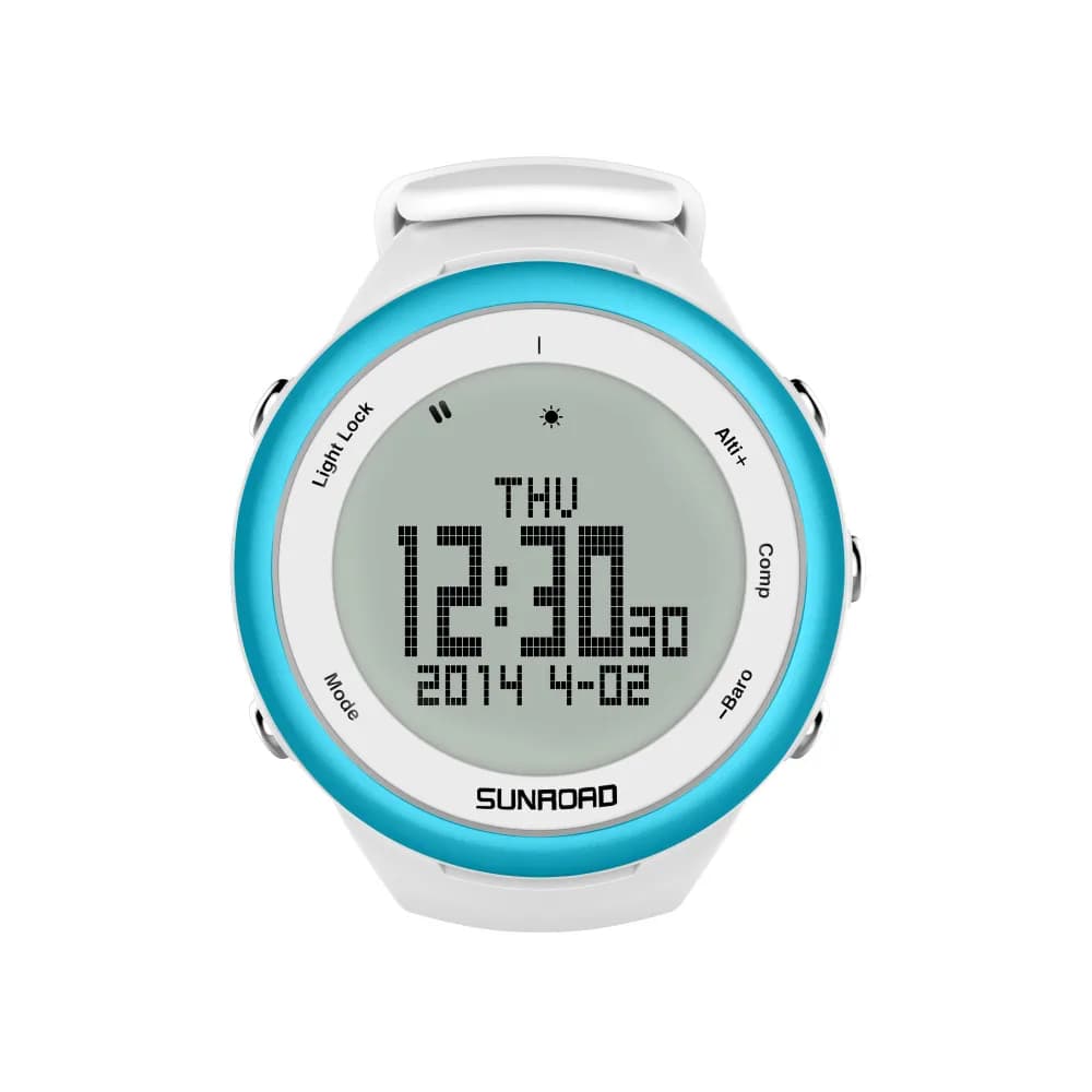 SUNROAD FR852A Men's Digital Sport Watch Climbing+Pedometer+Barometer+Compass Clock Reloj 3ATM Waterproof Triathlon Off-Road
