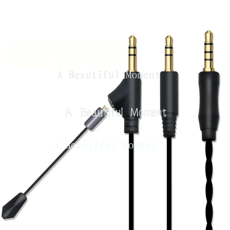 Cavo per cuffie HIFIMAN da 3,5 mm con microfono ad alta definizione e adattatore USB/Type-C per audio e gaming