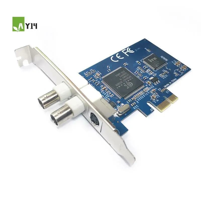 AY14 -PCIE To BNC Capture Card CX23880+8892 Chip PCIE Surveillance AV/S Terminal SV2000 Video Capture Card