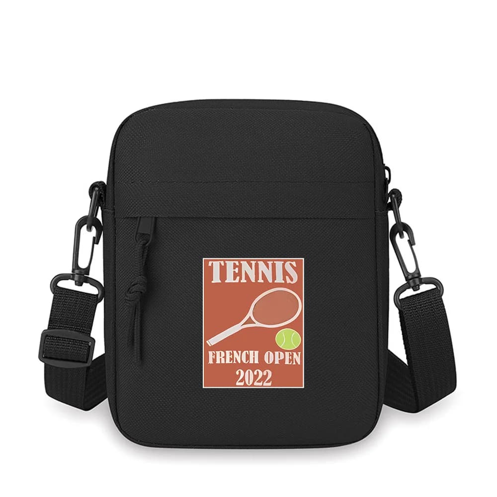Racchetta da tennis francese aperta 2022 palla da uomo borsa a tracolla singola spalla da donna cartone animato anime design di stampa di film unisex