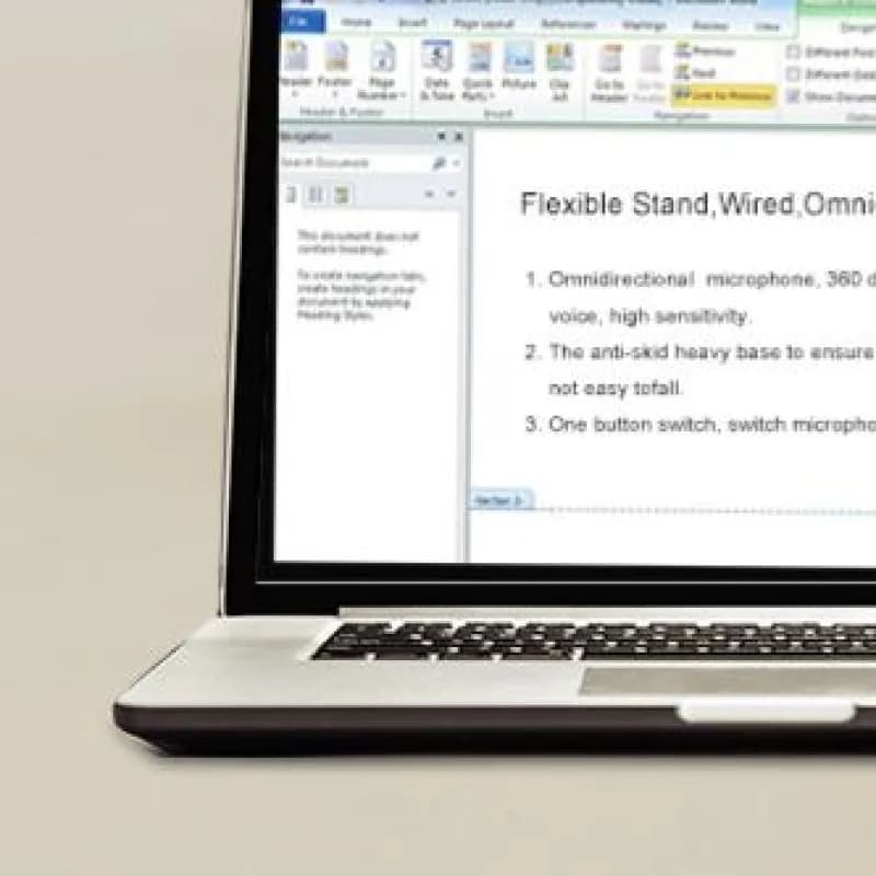 Supporto per Microfono da Tavolo Universale Regolabile con Clip per Sale Conferenze e Trasmissioni