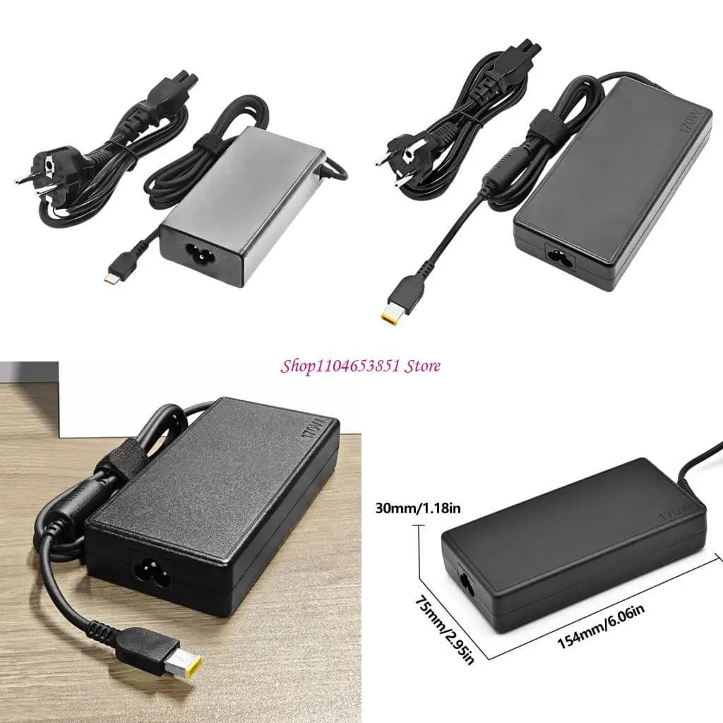 Adattatori alimentazione per caricabatterie per laptop 170W 20V 8.5A per modelli multipli P52 P53