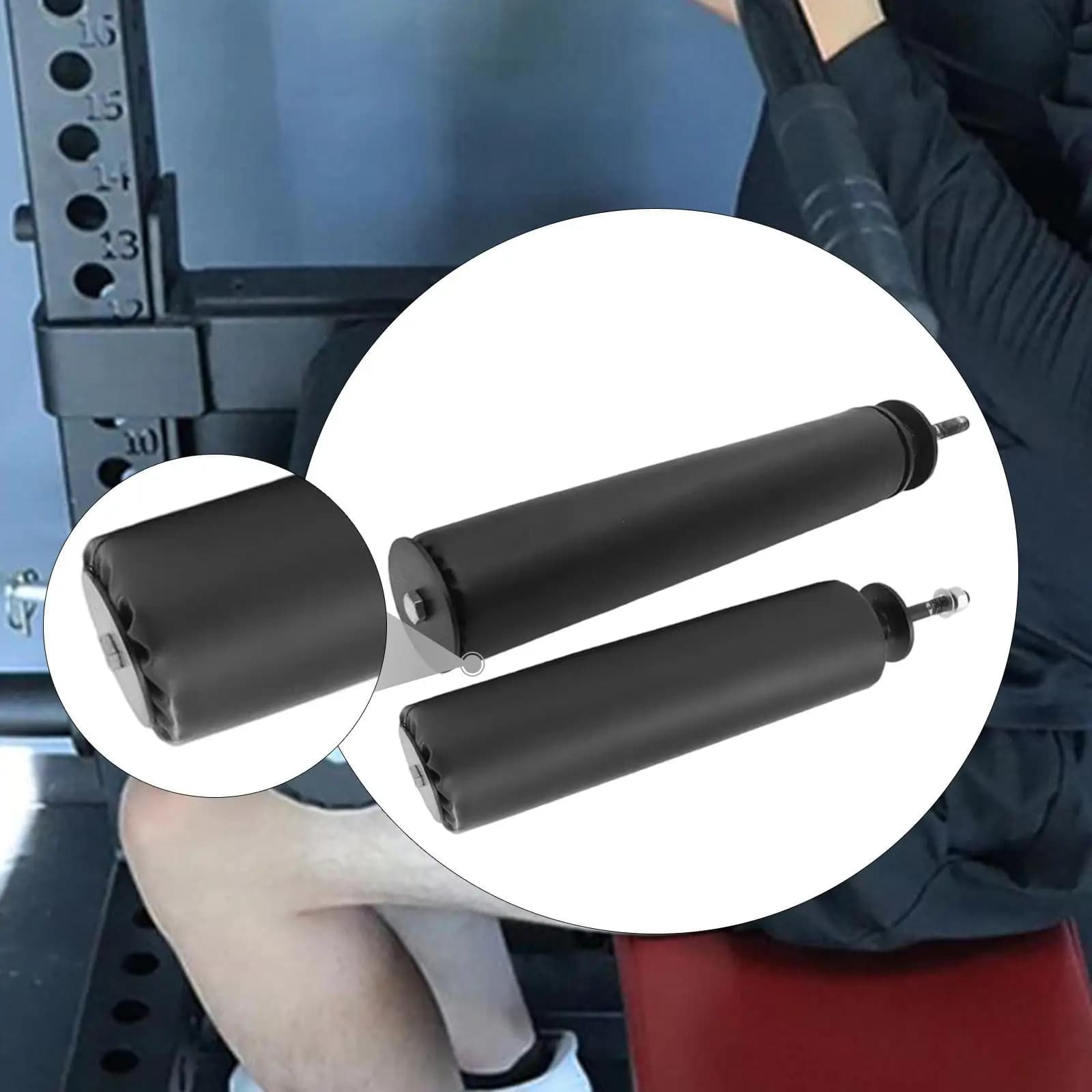 Single Leg Squat Roller Home Gym Accessories Easy to Install Thick Foam Spare Parts Workout Training Equipment for Squat Rack