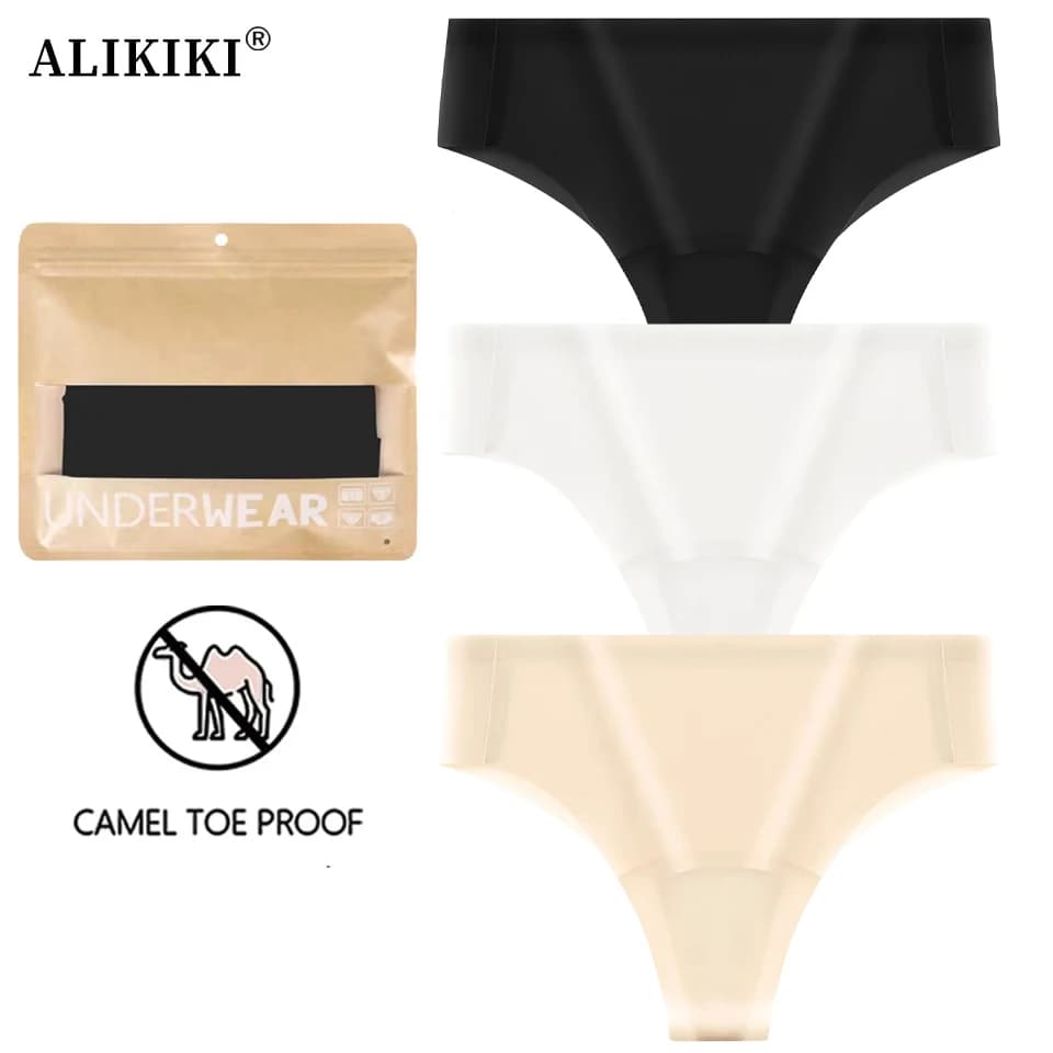 Slip a vita bassa senza cuciture anti-camel toe, invisibili, per allenamento, palestra e yoga