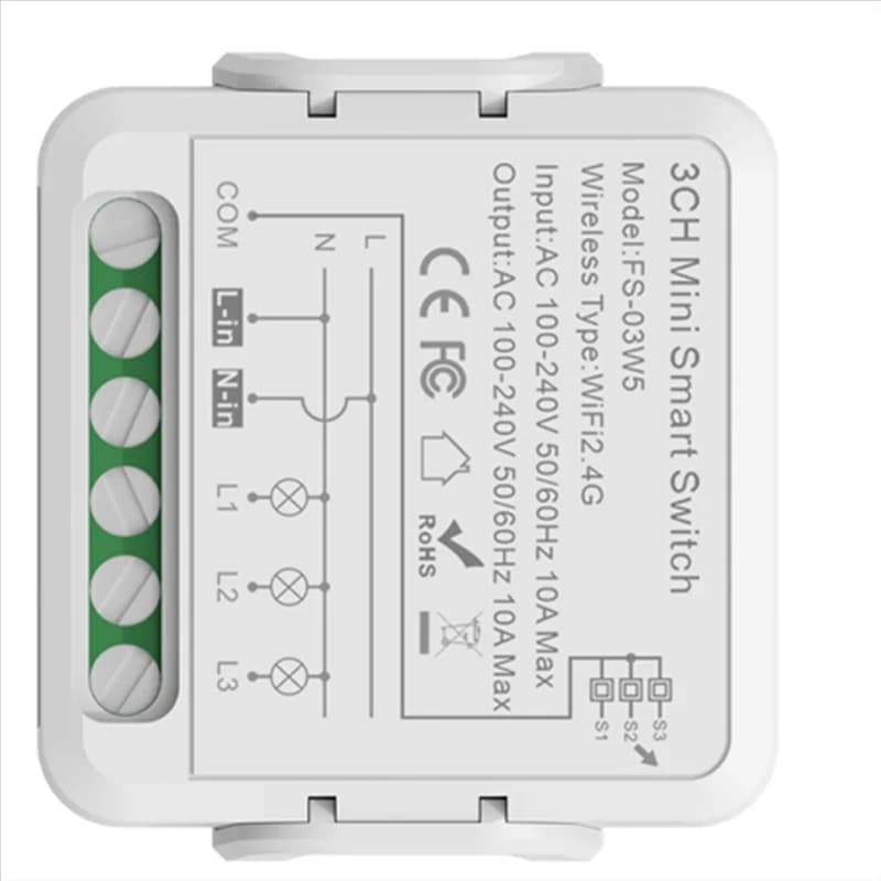 BMBY-Mini Zigbee Curtain Module Mini Wifi Curtain Module TUYA Curtain Module Voice Switch
