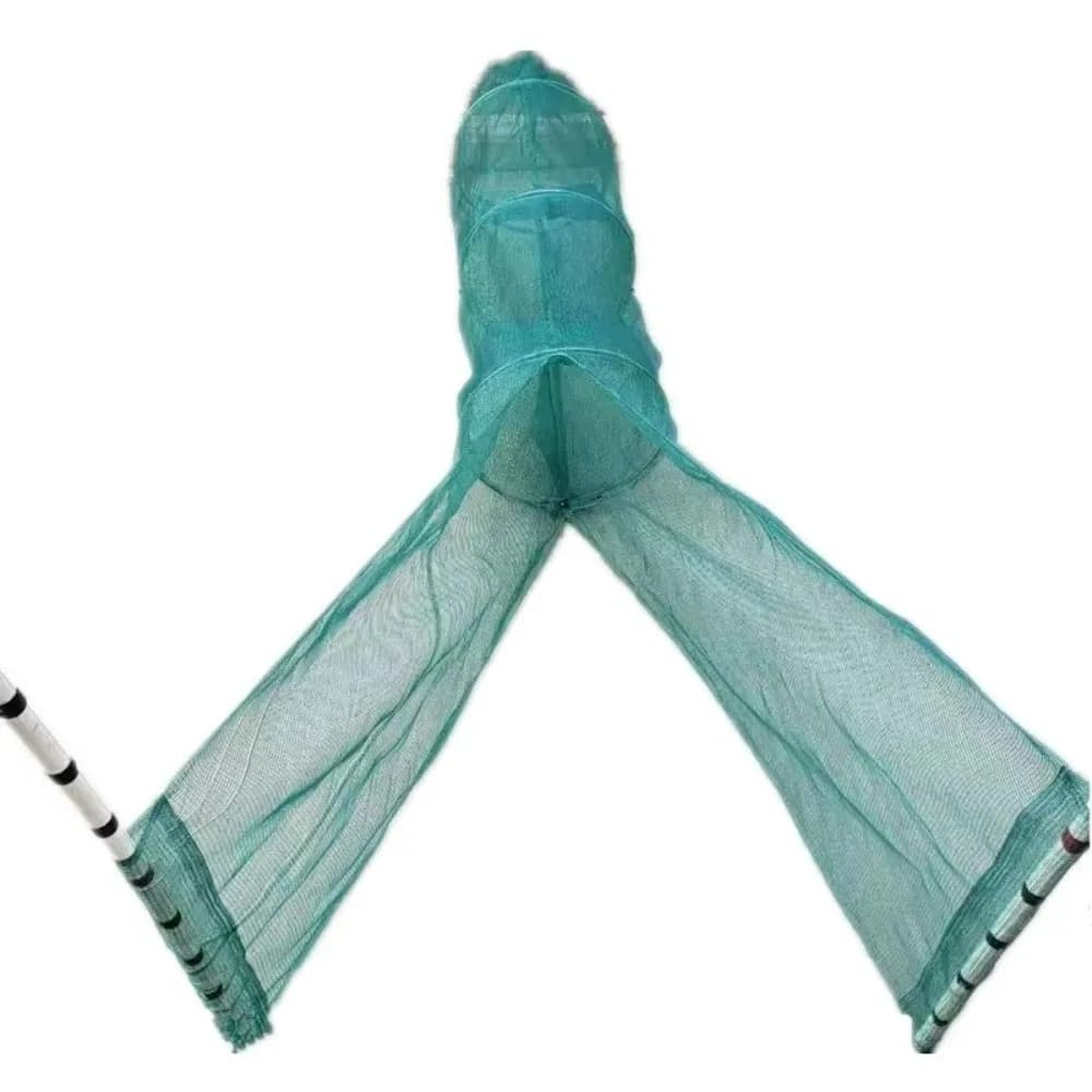 Foldable Design Fishing Trap Net Foam Float Iron Chain Fishing Cage 4 Size Minnow Fish Fish Network Shrimp Fishing
