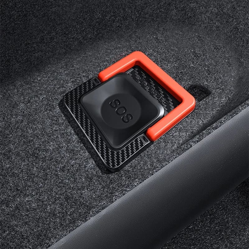 For Tesla Model 3 Y 2025 Highland Juniper Emergency Safety Rear Pull Corda Handle Relay Interior Car Accessories