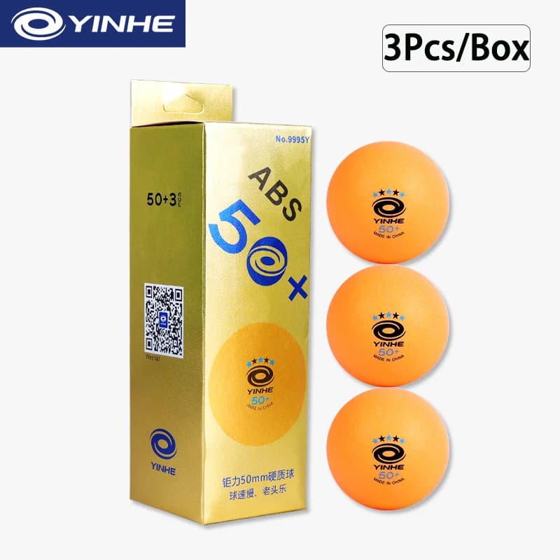3 pz/scatola palline da ping pong YINHE 5 stelle 50 + mm plastica ABS + materiale palline da ping pong cucite per palline da allenamento e intrattenimento