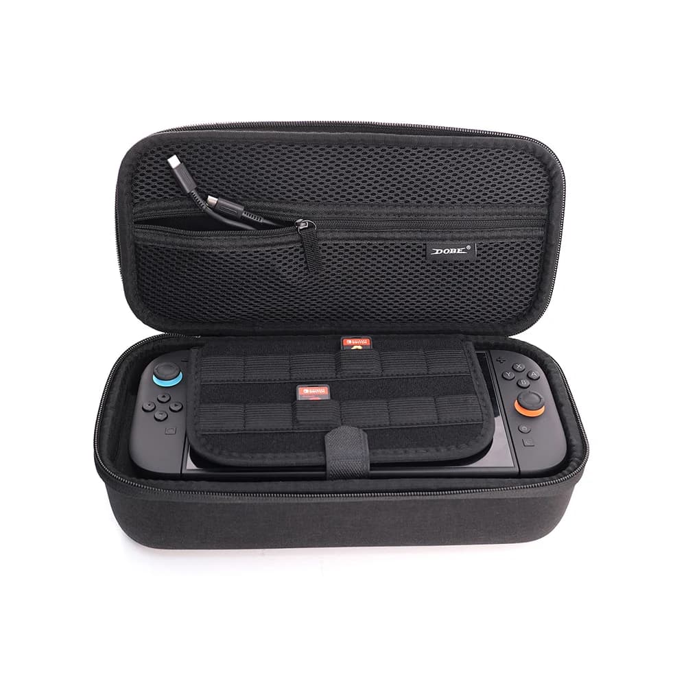 Per Switch 2 Custodia portatile N-S2 Custodia portatile con porta carte Borsa da trasporto per riporre Joycon Grip, caricabatterie e accessori