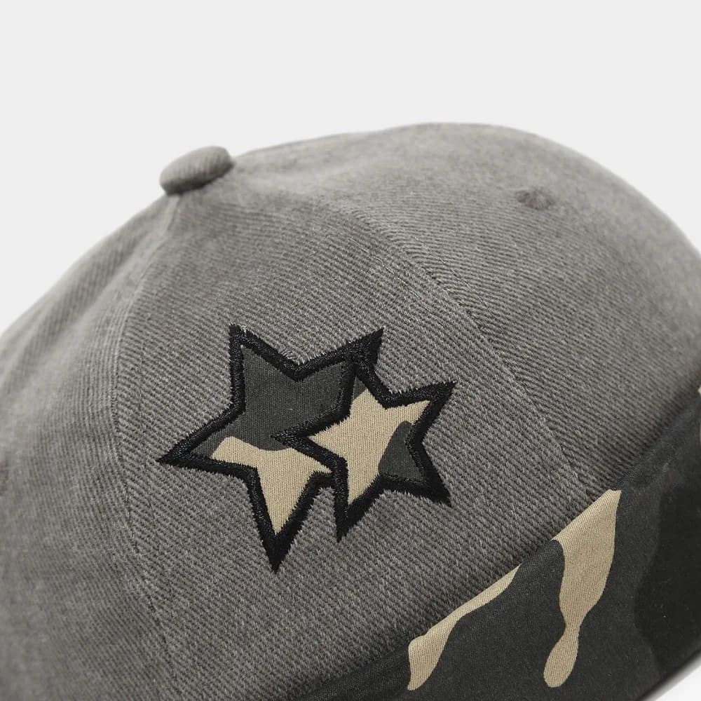 Casual Embroidery Landlord Hat Adjustable Washed Color Brimless Skull Cap Cap Men Women