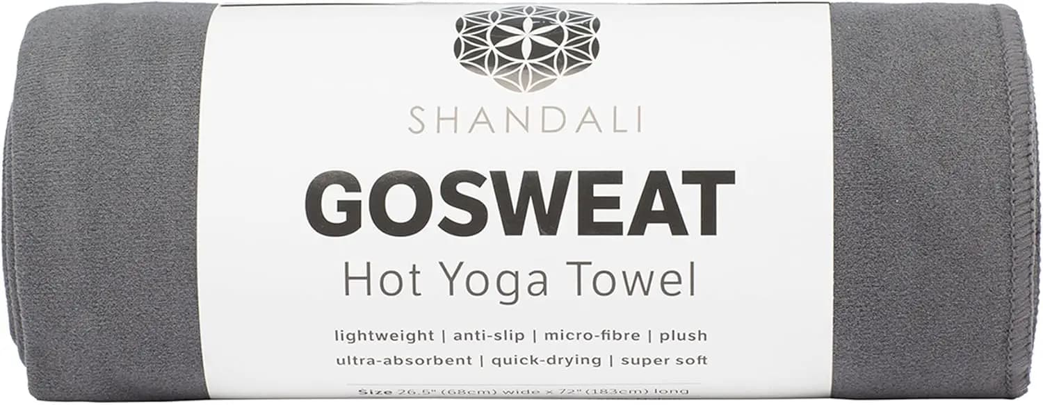 Telo Antiscivolo per Hot Yoga in Microfibra Scamosciata Super Assorbente per Tappetini Pilates e Yoga in Vari Colori