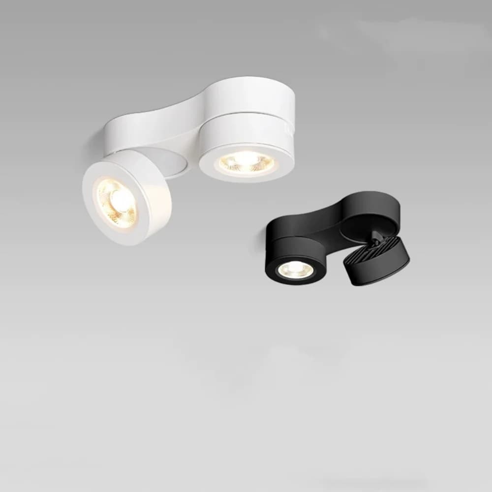 LED Circular Downlight SMD COB Spotlight Ceiling Light 7W 12W 15W 14W 24W 30W Dimmable Anti-glare 1-2 Head 85-265V Home Business