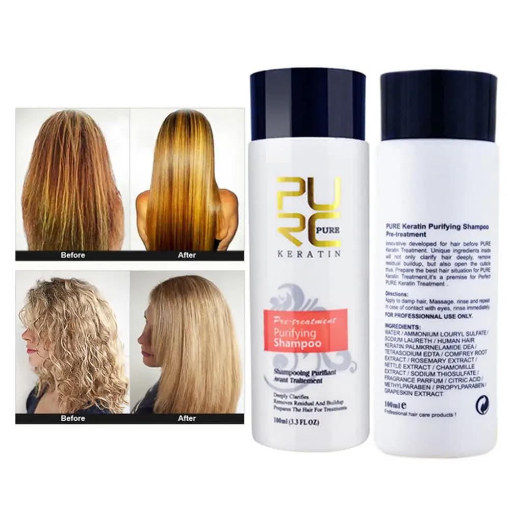 PURC Unisex Stiratura Riparazione Purificante Shampoo Per Capelli Trattamento Del Cuoio Capelluto Crescita Dei Capelli Brillante Morbido Idratante Forte Pulizia