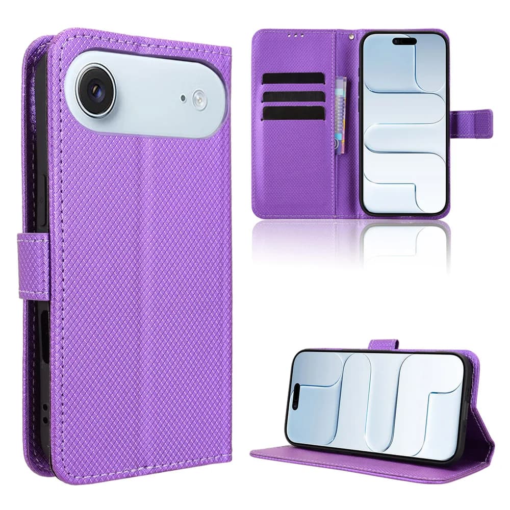 Custodia in pelle Proteggi la copertura per Apple iPhone Air Stand Cover per iPhoneAir Card Stand Phone Coque
