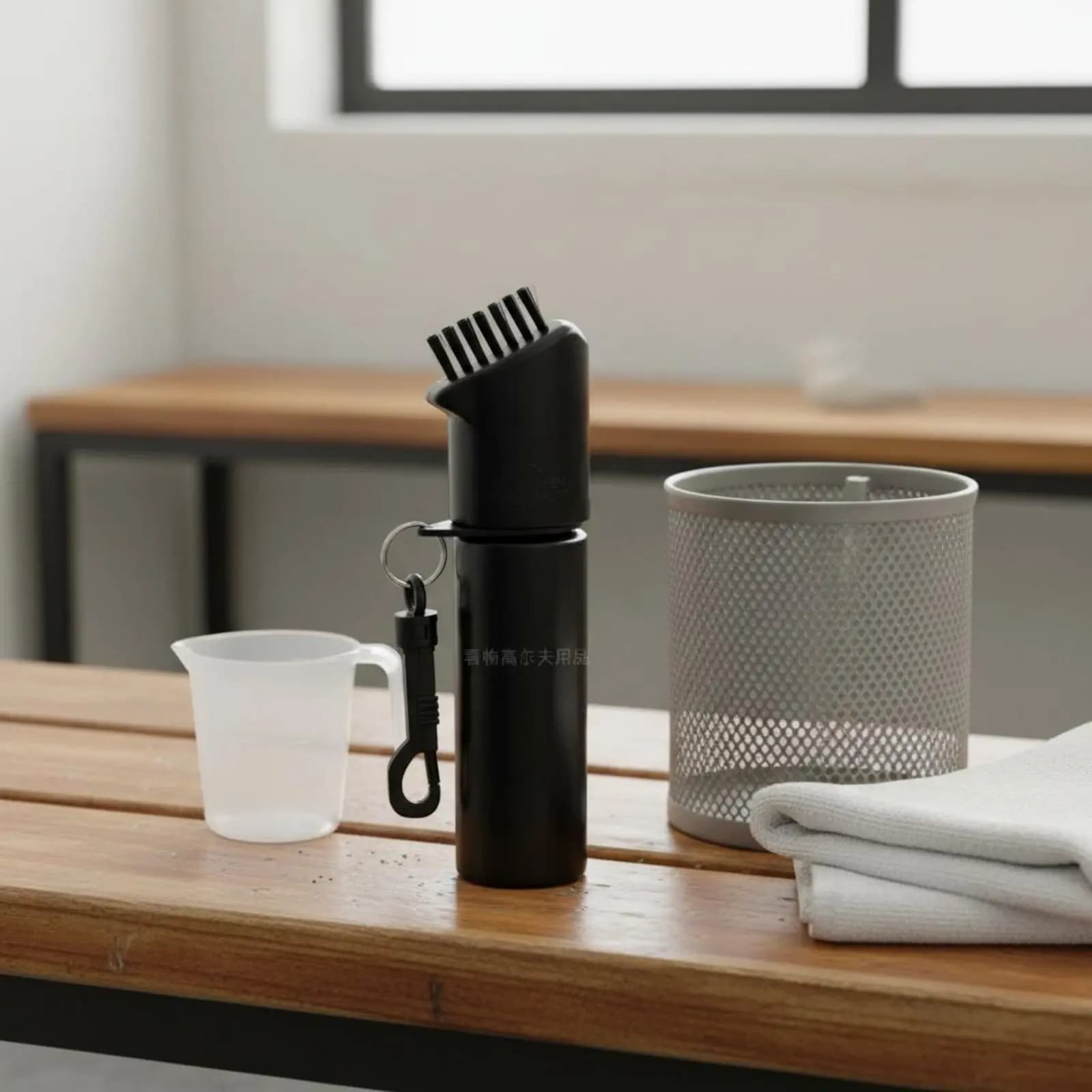 Spazzola per la Pulizia dello Sporting Club con Design Staccabile, Spazzola Spray ad Acqua con Chiusura Rapida, Accessorio Sportivo Ricaricabile