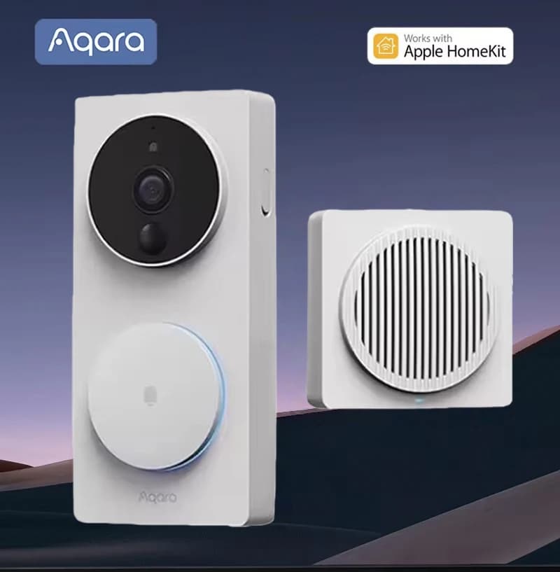 Aqara G4 Smart Video Doorbell 1080P HD Pixels Visual Wifi Door Bell For Apple Homekit App Remote Control Electronic Cat Eye
