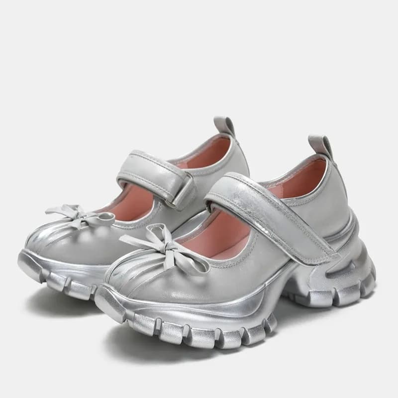 Scarpe Mary Jane da Donna, Sneakers Chunky Traforate alla Moda, Scarpe Casual Eleganti, Scarpe Firmate, Zapatos Mujer
