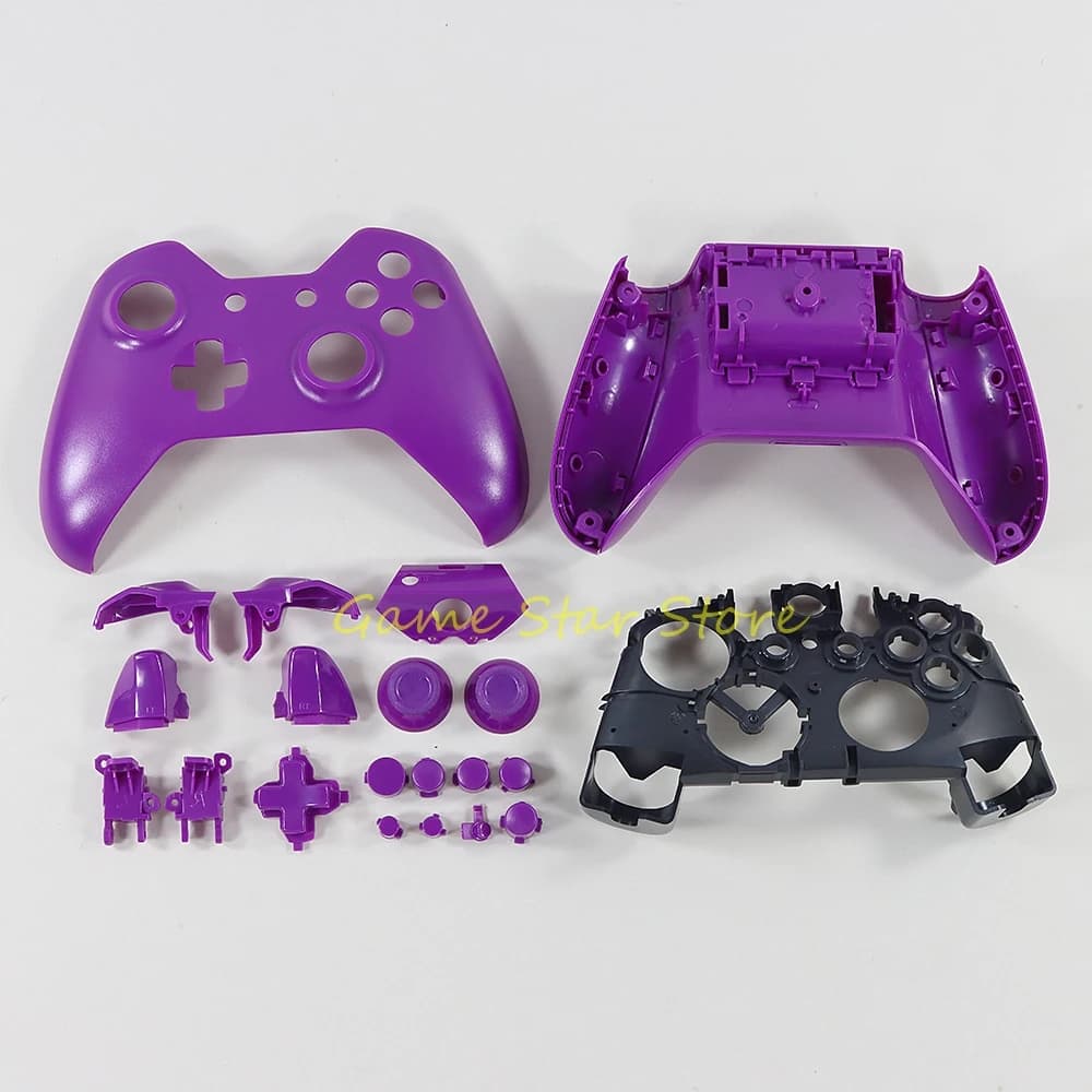 10 set di ricambio per Xbox One, set completo di guscio in plastica con kit di pulsanti per controller wireless Microsoft XBOXONE