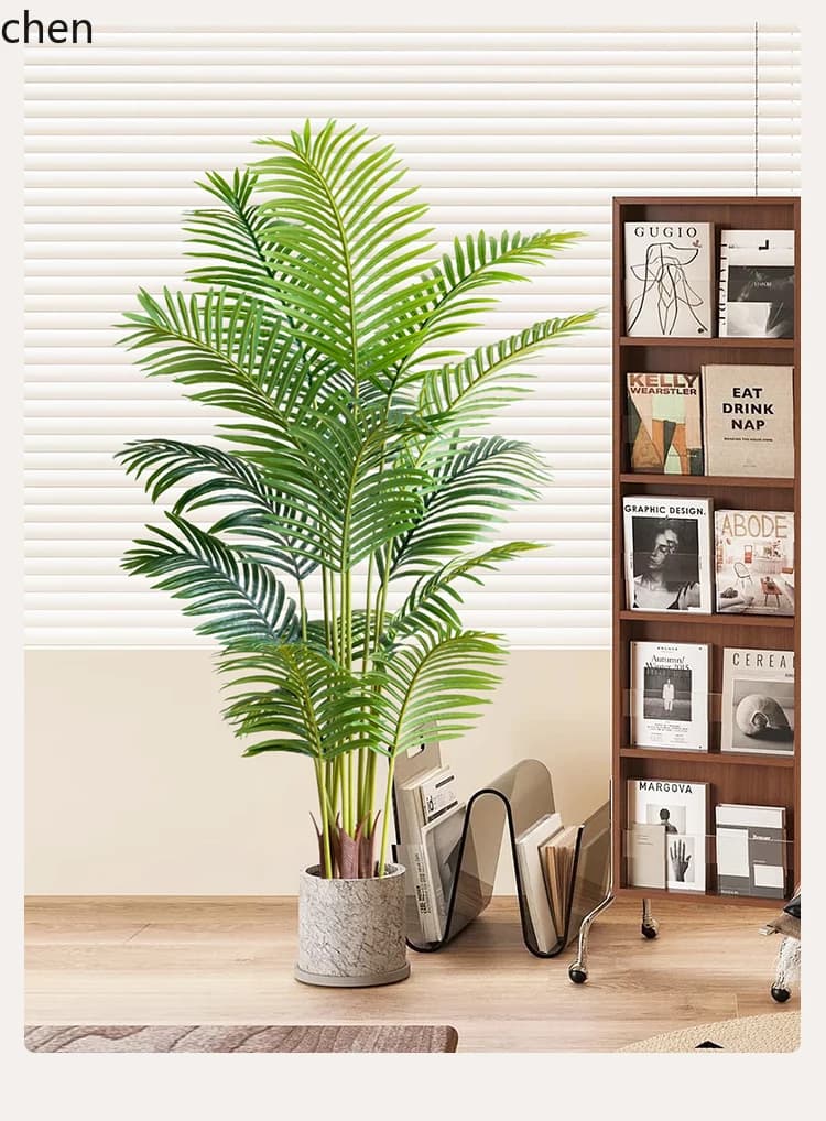 PYH Living Room Artificial Green Plant Potted Indoor Ornament Floor Decoration