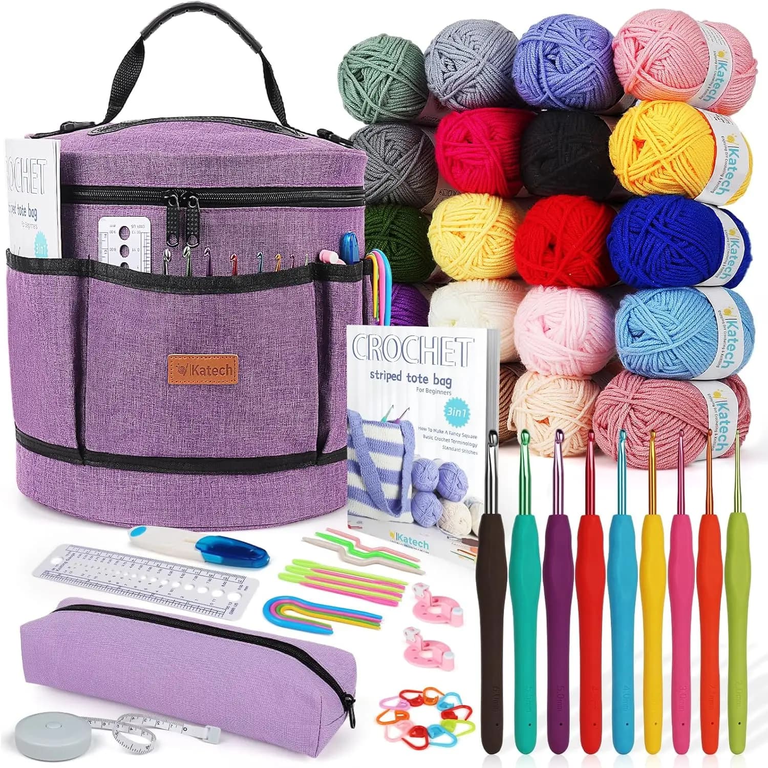 Kit per Uncinetto per Principianti, Set Uncinetto per Adulti - Include Uncinetti