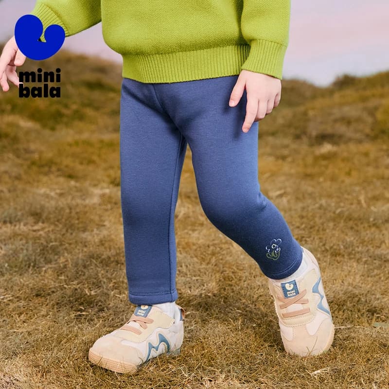 Pantaloni lunghi Mini Bala per ragazzi e ragazze 2024 Nuovi stili invernali con pantaloni lunghi comodi e altamente elastici