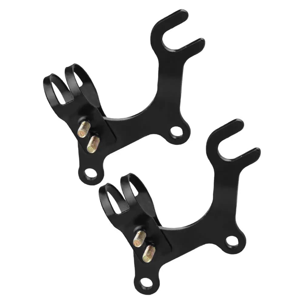 2 Pezzi Adattatori Staffa Freno Bici in Acciaio al Carbonio, Kit Conversione Freno a Disco per Bici da Montagna con Ruote Piccole, Ricambi Bici