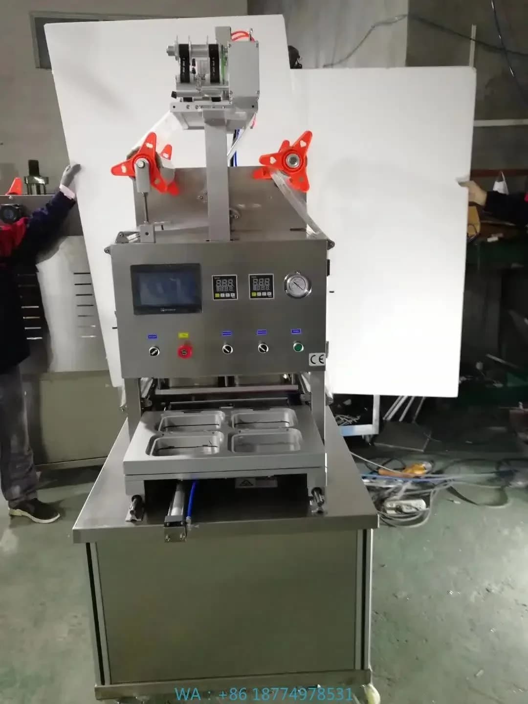Macchina Sigillatrice Automatica per Bicchieri di Tè al Latte e Contenitori per Alimenti